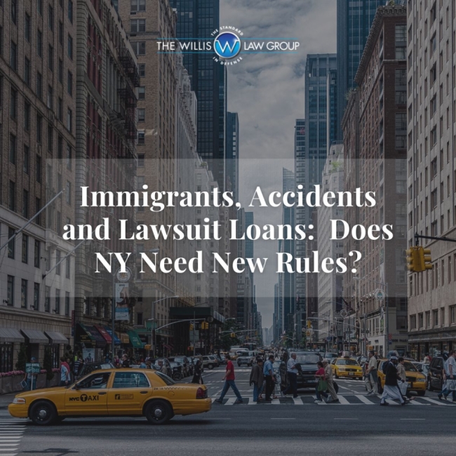 Immigrants, Accidents and Lawsuit Loans: Does NY Need New Rules? Thumb